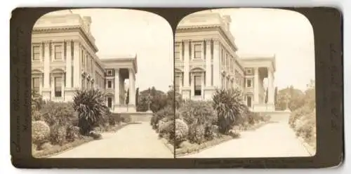 Stereo-Fotografie American Stereoscopic Co., New York, Ansicht Cape Town, Parliament Building