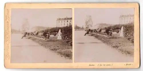 Stereo-Fotografie Robert Logle, Ansicht Genf, sur les quais