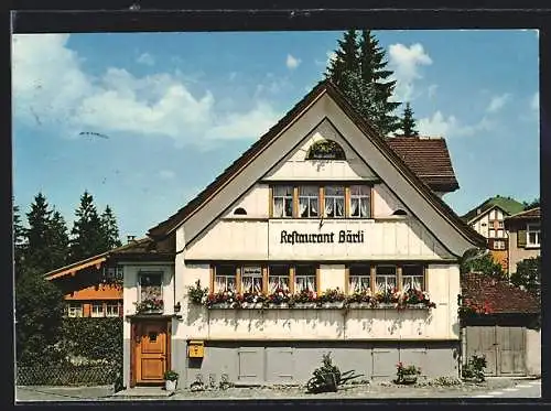 AK Appenzell, Partie am Speiserestaurant Bärli