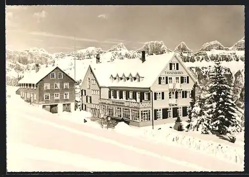 AK Flumserberg, Hotel Tannenboden, Bes. P. Kurath