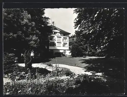 AK Wattwil, Altersheim Bunt mit Garten