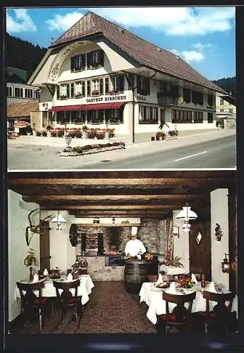 AK Trubschachen im Emmental, Gasthof zum Hirschen, Bes. H. R. Soltermann-Hirschi