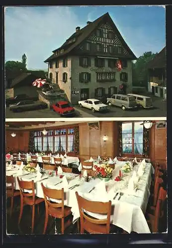 AK Jonen, Gasthof Kreuz, Bes. Fam. F. Fischer-Risi