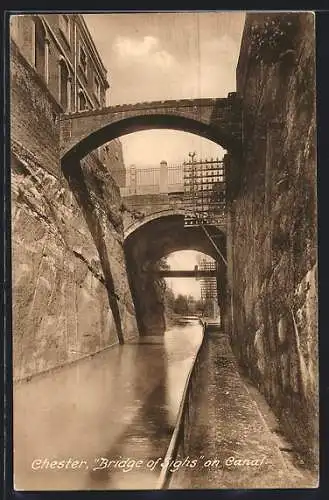 AK Chester, Bridge of Sighs on Canal