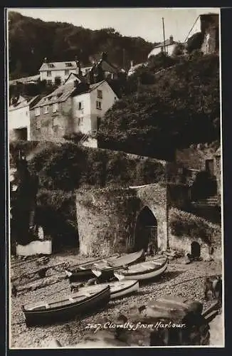 AK Clovelly, Panorama from Harbour