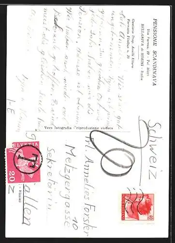 AK Bellariva di Rimini, Pensione Scandinavia, Via Parma 10