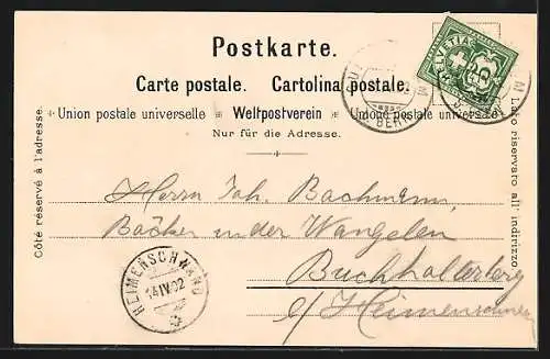 AK Gurten-Kulm, Teilansicht mit Blick auf den Eiger