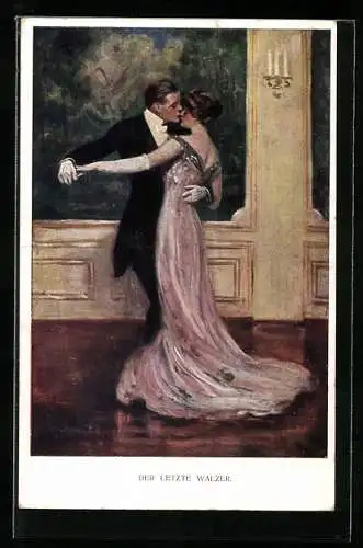 Künstler-AK Clarence F.Underwood: Tanzendes Paar