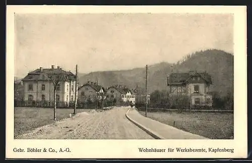 AK Kapfenberg, Wohnhäuser für Werksbeamte