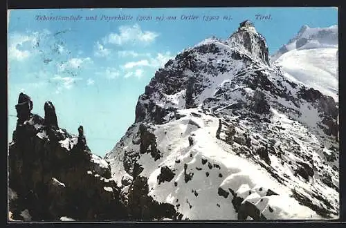 AK Payerhütte, Tabarettawände am Ortler