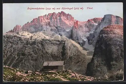 AK Zsigmondyhütte, Berghütte mit Elferkogel