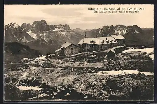 AK Rifugio di Bolzano al M. Pez allo Sciliar verso le Dolomiti