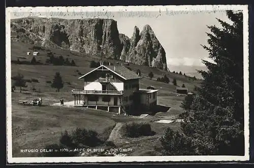 AK Refugio Delai, Dolomiti, Alpe di Siusi