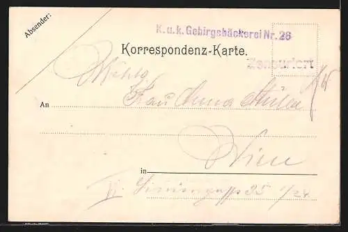 AK Schlernhäuser mit Rosengarten