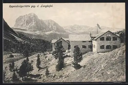 AK Regensburgerhütte gegen Langkofel