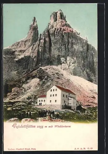 AK Vajoletthütte und Winklerturm