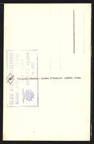 AK Rifugio Bergamo, Ansicht mit Bergen