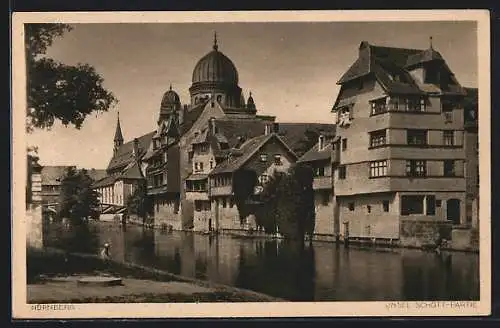 AK Nürnberg, Häuser an der Synagoge