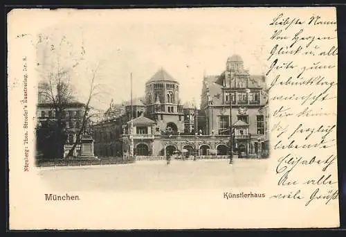 AK München, Künstlerhaus und Synagoge