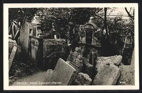 AK Prag, Alter Jüdischer Friedhof