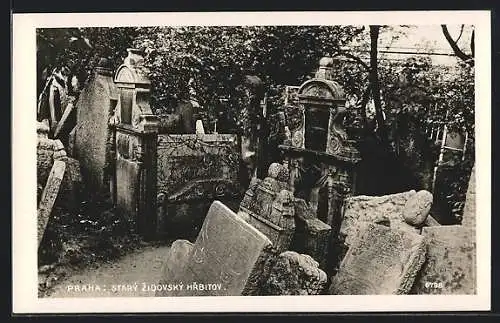 AK Prag, Alter Jüdischer Friedhof