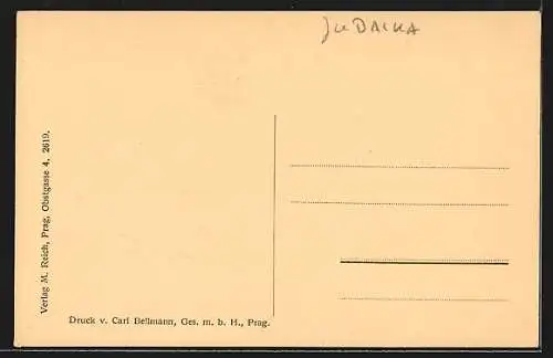 AK Prag, alter jüdischer Friedhof