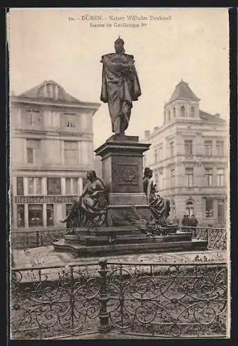 AK Düren, Kaiser Wilhelm Denkmal