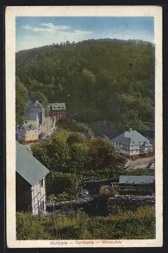 AK Monschau, Blick auf die Turnhalle
