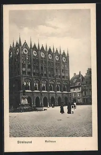 AK Stralsund, Platz am Rathaus