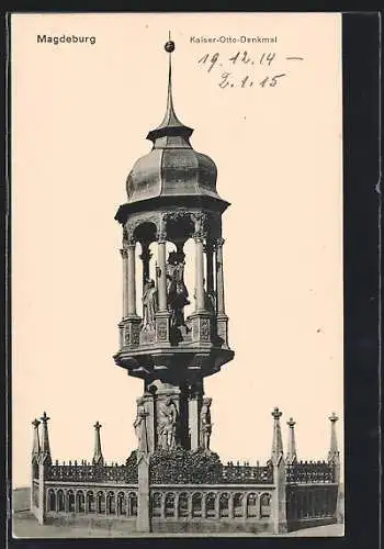 AK Magdeburg, Am Kaiser-Otto-Denkmal