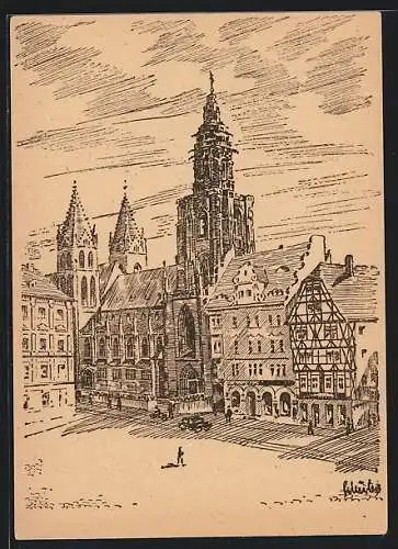 Künstler-AK Heilbronn, Kilianskirche