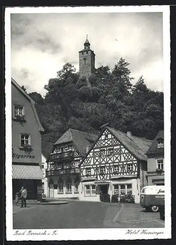 AK Bad Berneck i. Fi., Am Hotel Heissinger