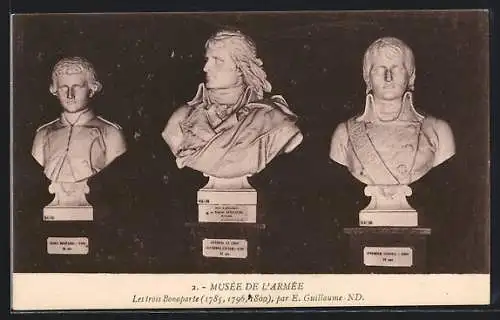 AK Musée de L`Arméee, Les trois Bonaparte