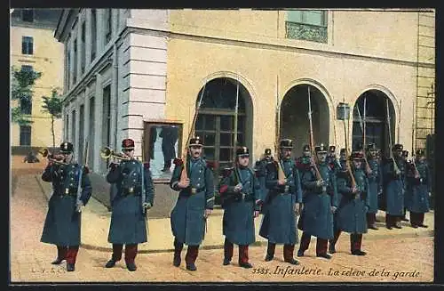 AK Infanterie, La releve de la garde