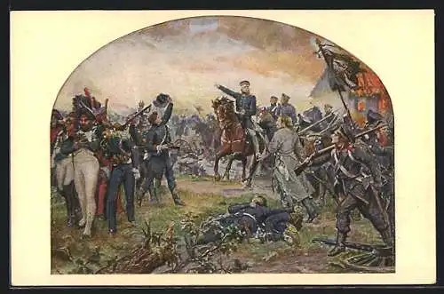 AK Schlacht bei Belle-Alliance 1815, Befreiungskriege