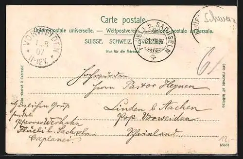 AK Flühli bei Sachseln, Gasthaus und Kaplanei