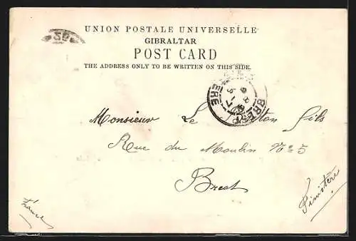 AK Gibraltar, Panoramic View of the Rock from the Commercial Mole