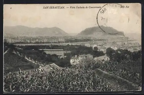 AK San Sebastian, Vista Fachada de Concorronéa