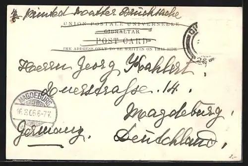 AK Gibraltar, The Monument of the Duke of Wellington