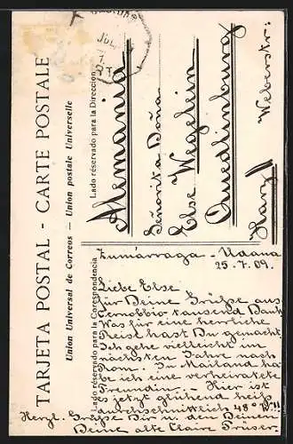 AK San Sebastian, Portada de Santa Maria