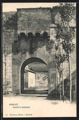 AK Poblet, Puerta Dorada