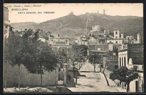 AK Barcelona, Vista General del Tibidabo