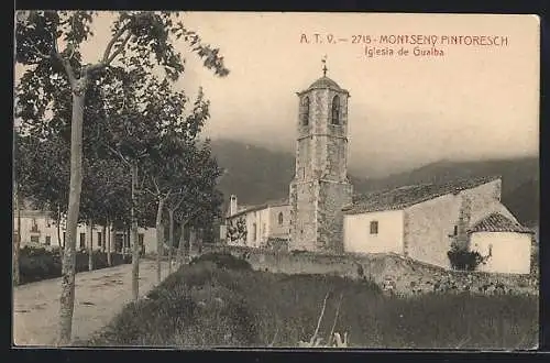 AK Montseny Pintoresch, Iglesia de Gualba