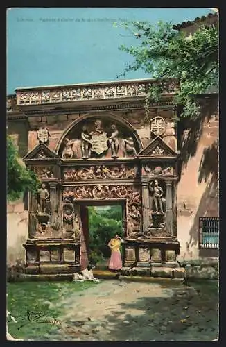 Künstler-AK Córdoba, Fachada Exterior de la casa Geronimo Paez