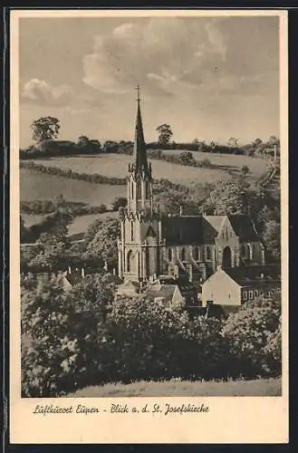 AK Eupen, Blick a. d. St. Josefskirche