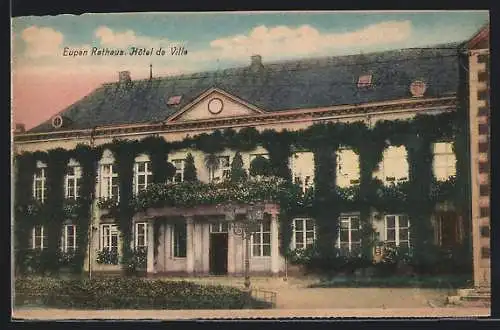 AK Eupen, Eingang zum Rathaus