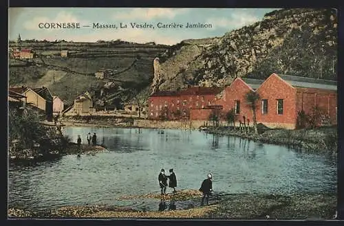 AK Cornesse, Massau, La Vesdre, Carrière Jaminon