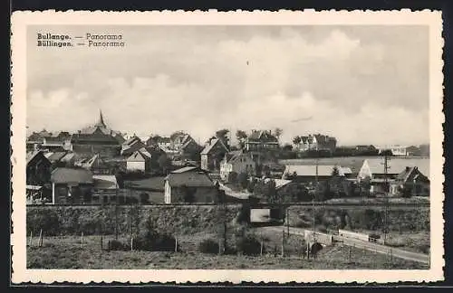 AK Büllingen, Panorama mit Brücke und Tunnel