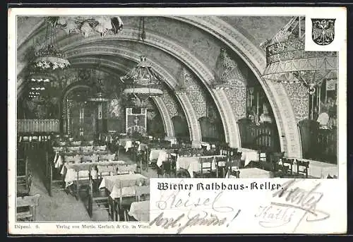 AK Wien, Innenansicht, Rathaus-Keller