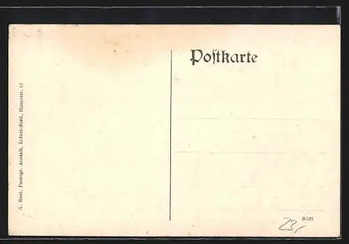 AK Witterda, Fell- u. Darmhandlung v. Eduard Köhler